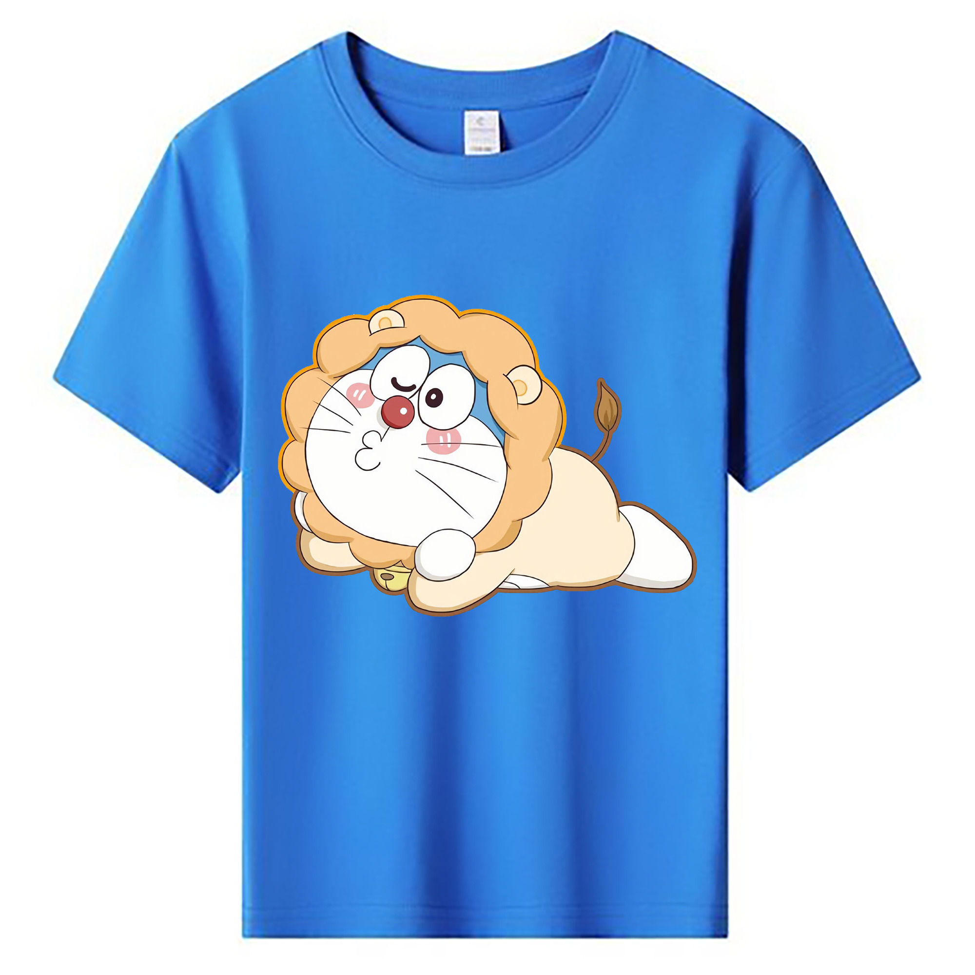 （画像用） ドラえもん Doraemon 綿100％キッズTシャツ（フロントプリント）